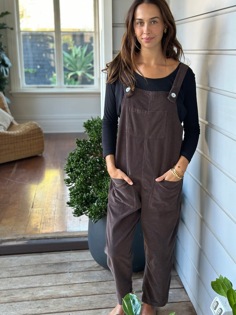 overalls - chocolate cord Apparel  