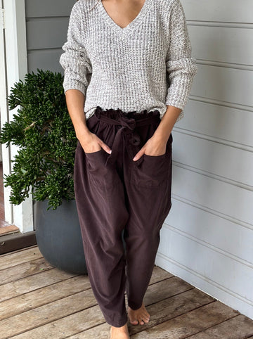 ruby pants - dark chocolate cord Apparel  