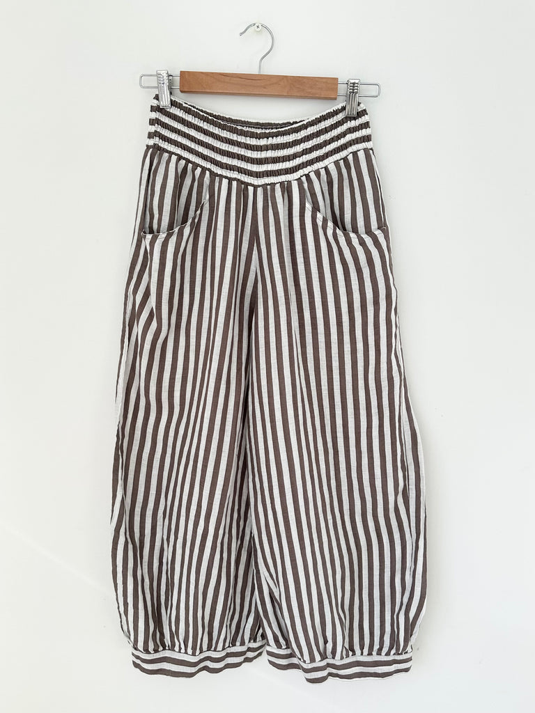 jackie pants - soil stripe – frockk