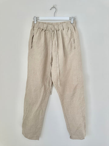 portia pant-natural linen Apparel