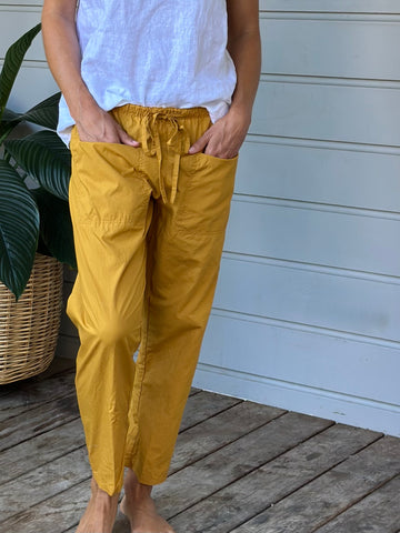 jessie pants - turmeric cotton Apparel