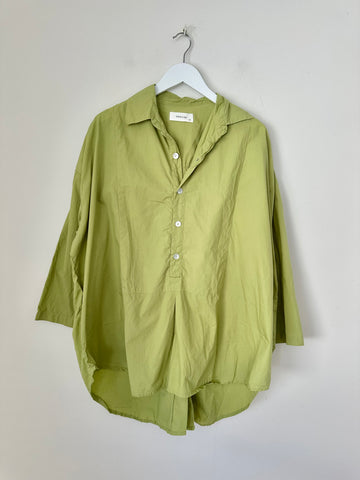 megan shirt-avocado cotton Apparel