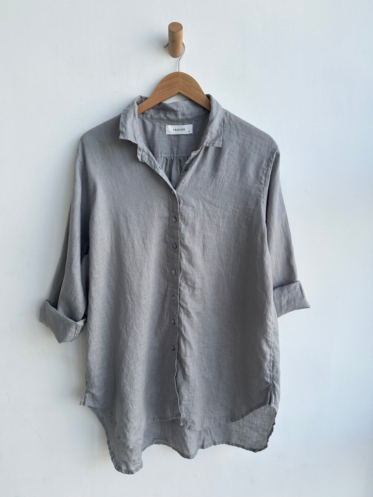 skyla shirt - pewter Apparel