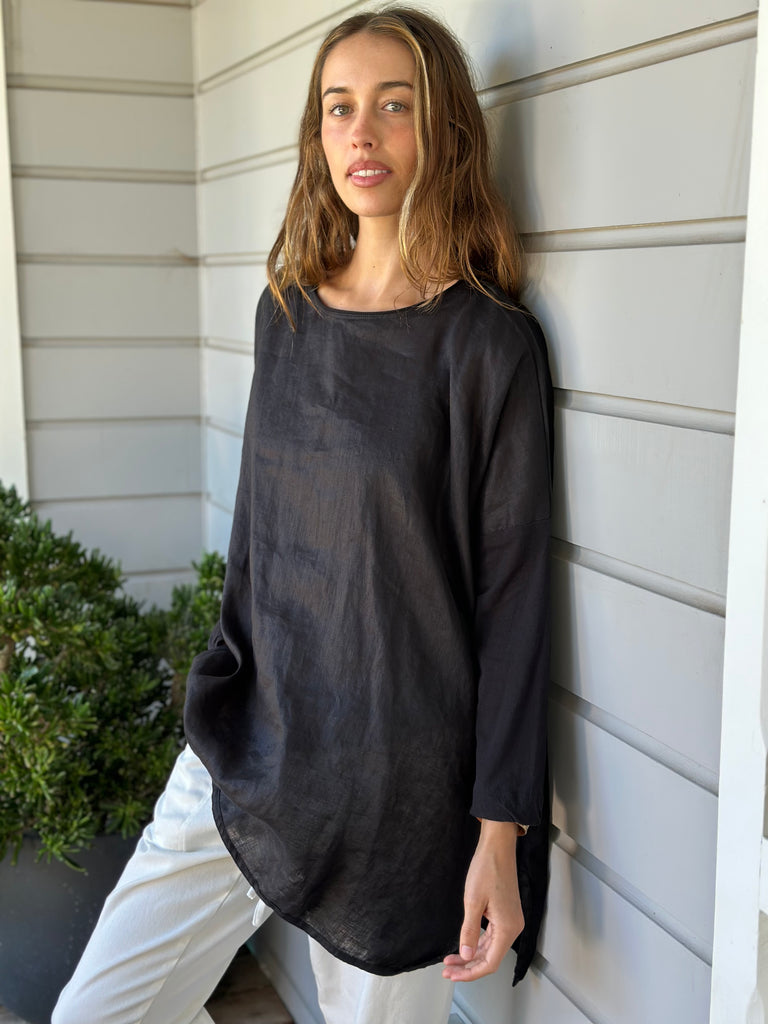 gabriella top-black Apparel