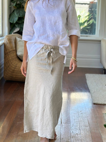 anthea skirt-natural linen General  