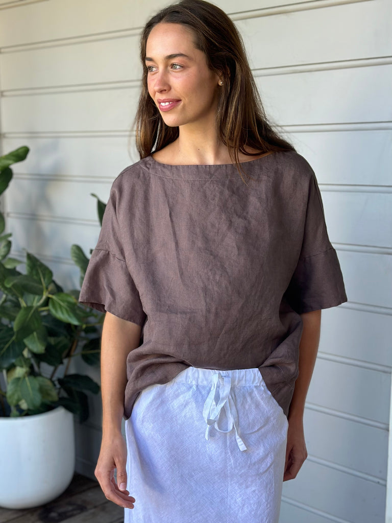 pippa top - soil linen General  